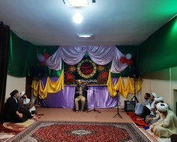 حاج جواد برزرگر در جشن عید غدیر خم حاج جواد برزرگر در جشن عید غدیر خم